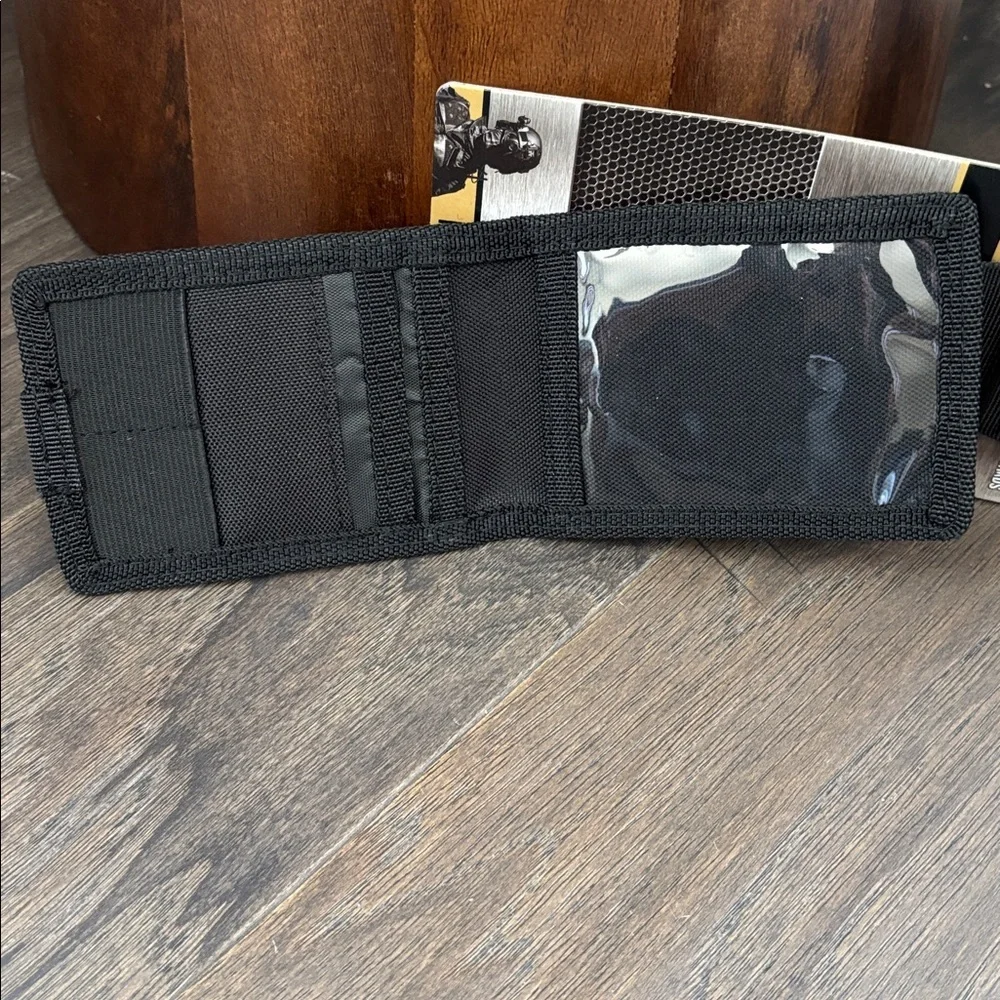 TAC GEAR Tactical Wallet,multi compartment,cash/cards/ID,military grade,snap top
